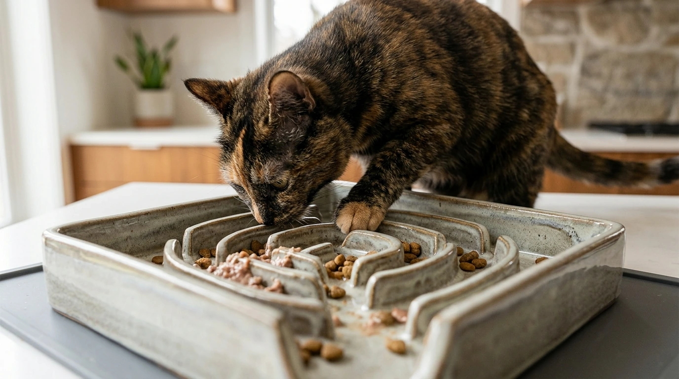 Ceramic Slow Feeders for Cats: Pros, Cons, Tips